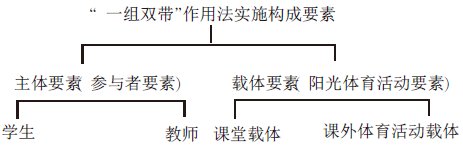 陽光體育運動論文:"一組雙帶"作用法構(gòu)成要素及實施策略