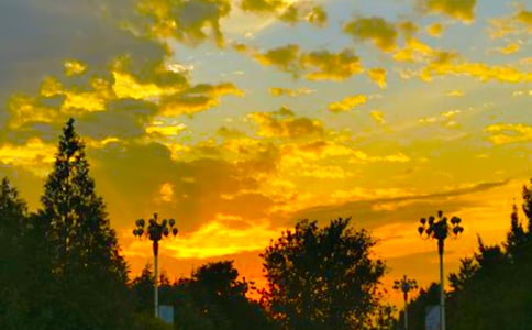 形容傍晚的句子24句