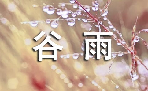 谷雨節(jié)氣作文【精華】