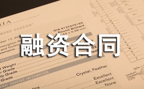 關(guān)于融資合同模板合集八篇