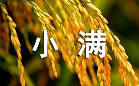 小滿節(jié)氣經(jīng)典句子