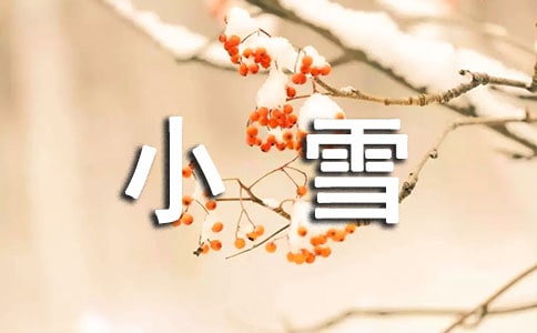 表達小雪節(jié)氣的句子